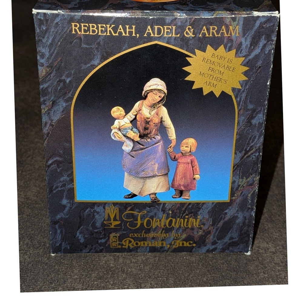 VTG Fontanini Heirloom Nativity Rebekah Adel Aram 5" Figurine 52585 1999 NIB